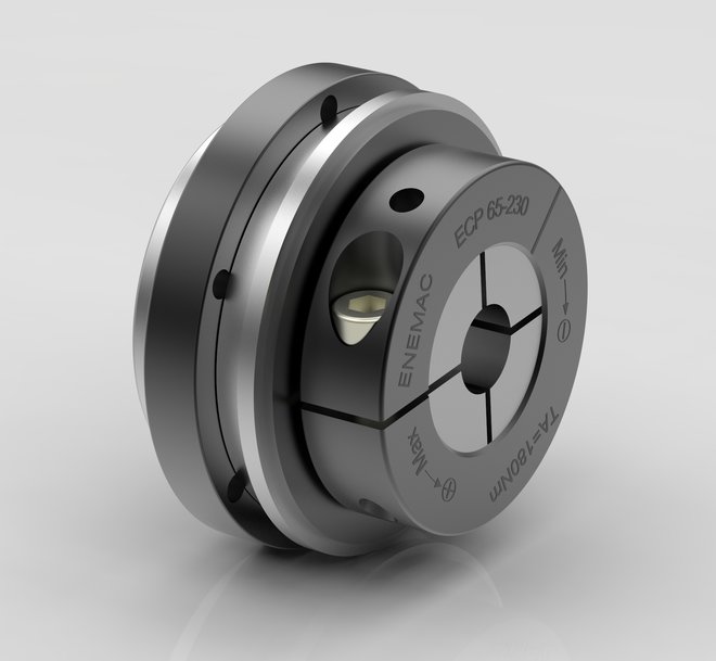Enemac Introduces Torque limiter ECP for indirect drives with integrated ball bearing